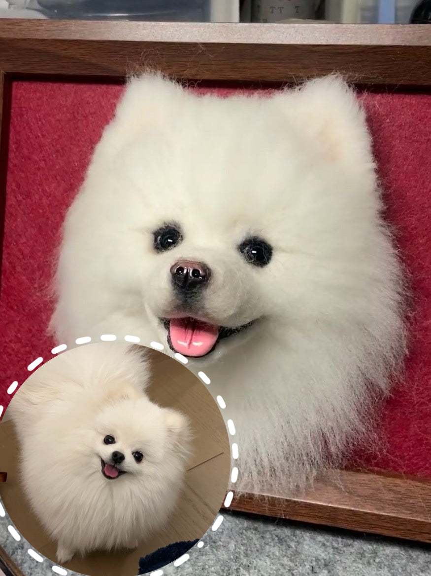 Framed Pet Portrait  | Pet Head Only (No Paws)