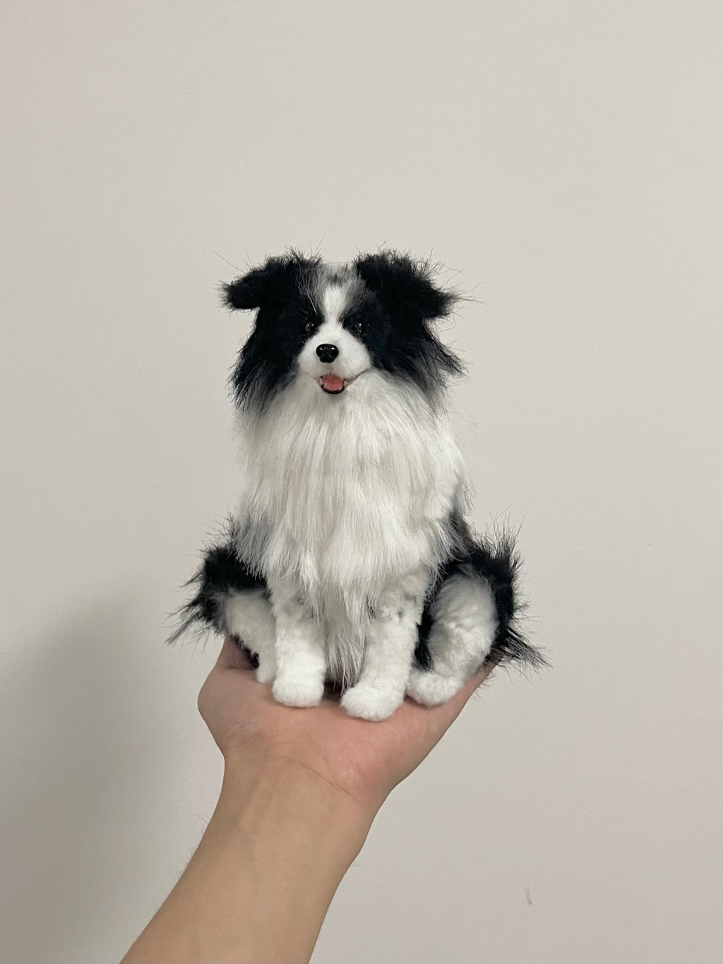Custom Handmade Pipe Cleaner Pet Miniature - Realistic Dog Replica (Perfect Size: At 12cm (approx. 4.7 inches),)