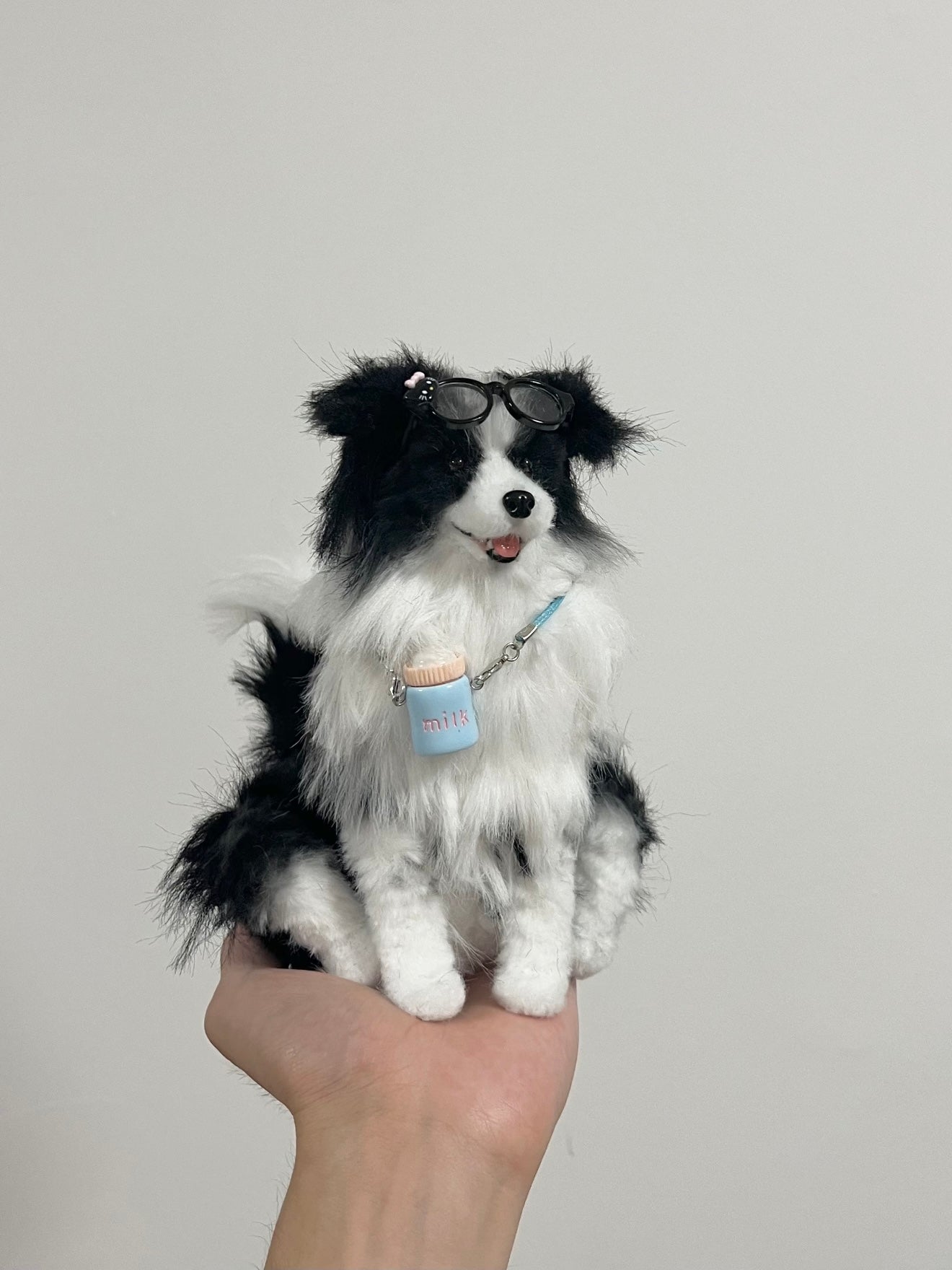 Custom Handmade Pipe Cleaner Pet Miniature - Realistic Dog Replica (Perfect Size: At 12cm (approx. 4.7 inches),)